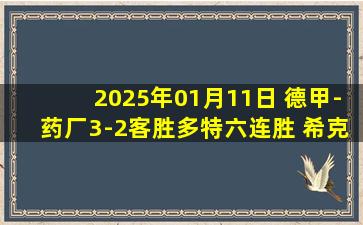 2025年01月11日 德甲-药厂3-2客胜多特六连胜 希克双响+失良机泰拉24秒闪击